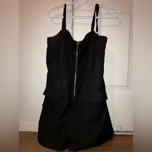 Black short jumpsuit